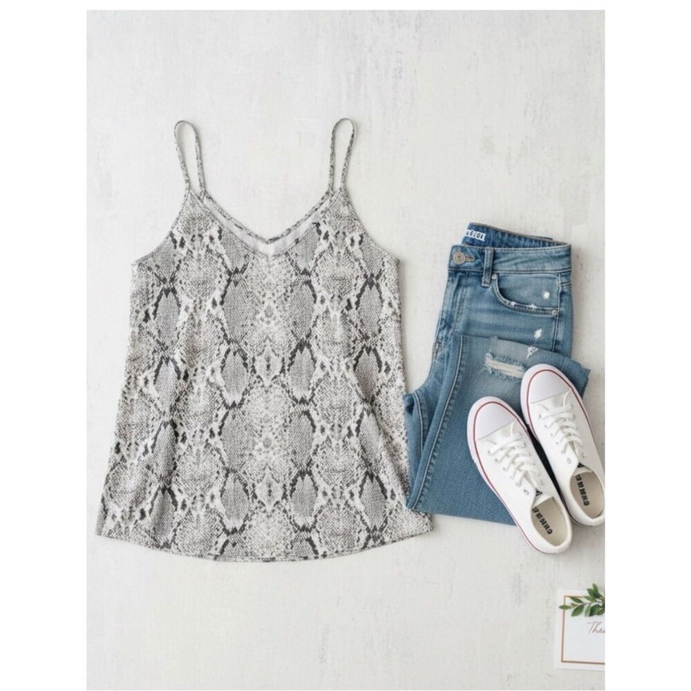 10 items for $20 Sale: Apt. 9 Gray Snake Print Camisole -M